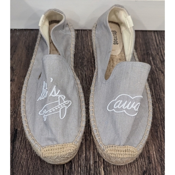 Soludos Let's Fly Away Espadrille Slip On Shoes Size 9 - Picture 2 of 12